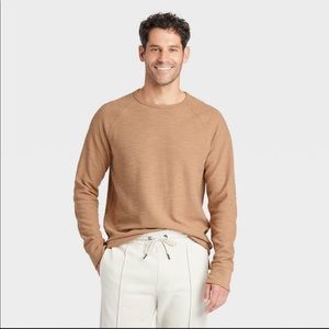 Men’s Long Sleeve Textured T-shirt Goodfellow & Co.